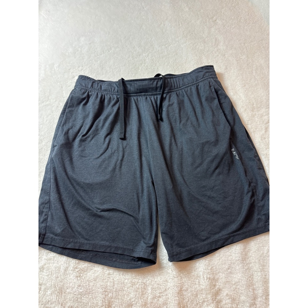 ALIVE Mens Quick-Dry Athletic Gym Shorts Charcoal Gray Heather Size M Training